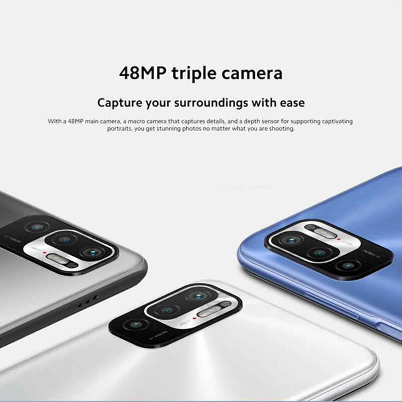 Redmi Note 10 5G RAM 4GB/6GB/8GB ROM 128GB/256GB 6.5 inch 2400x1080px 5000mAh  Used Phone