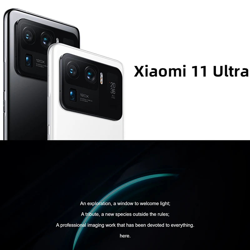 Xiaomi 11 Ultra 5G Android Smartphone RAM 8GB/12GB ROM 256GB/512GB Original Used Phone