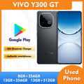 Used VIVO Y300GT 5G Android Phone 12GB+512GB 6.78" Large Screen 7650mAh Battery Unlocked Smartphone