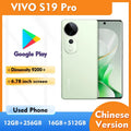 VIVO S19 Pro Smartphone 5g Android Screen 6.78-inches 5500mAh 120HZ 50MP Camera 256GB ROM Original Used Phone