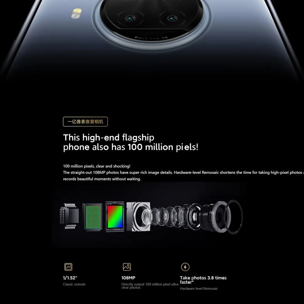 Redmi Note9 Pro 5G Android 6.67inch 2400x1080 Screen ROM 128GB/256GB Dual SIM 4820mAh Battery in good condition Used phone