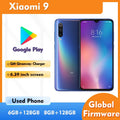 Xiaomi 9 4G Smartphone Android 6.39 Inch Screen ROM 128GB 3300mAh Battery Used Phone