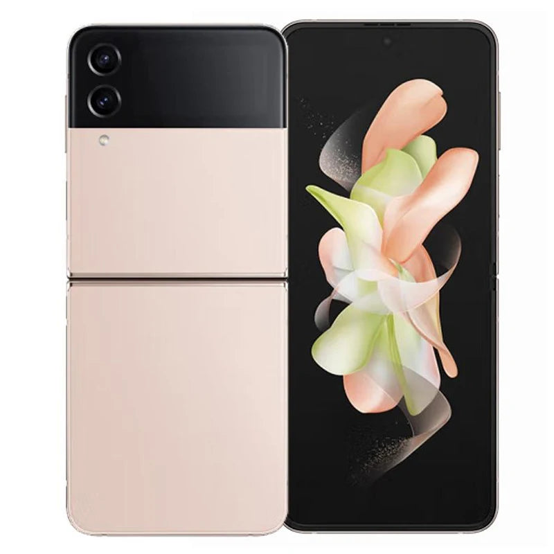 Unlocked Original Samsung Galaxy Zflip4 5G Mobile Phone 6.7 Inch HD Display 12MP Camera 8GB RAM 256GB ROM Used Smartphone