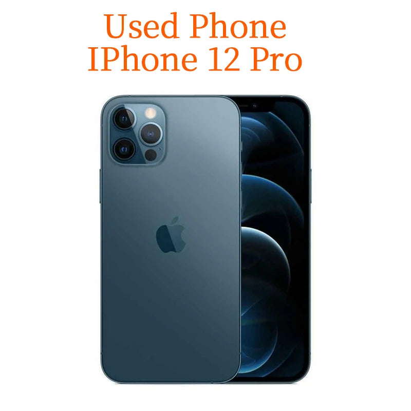 Apple iPhone 12 Pro 5g IOS SmartPhone Screen 6.1-inch All Colours in Good Condition Used Phone