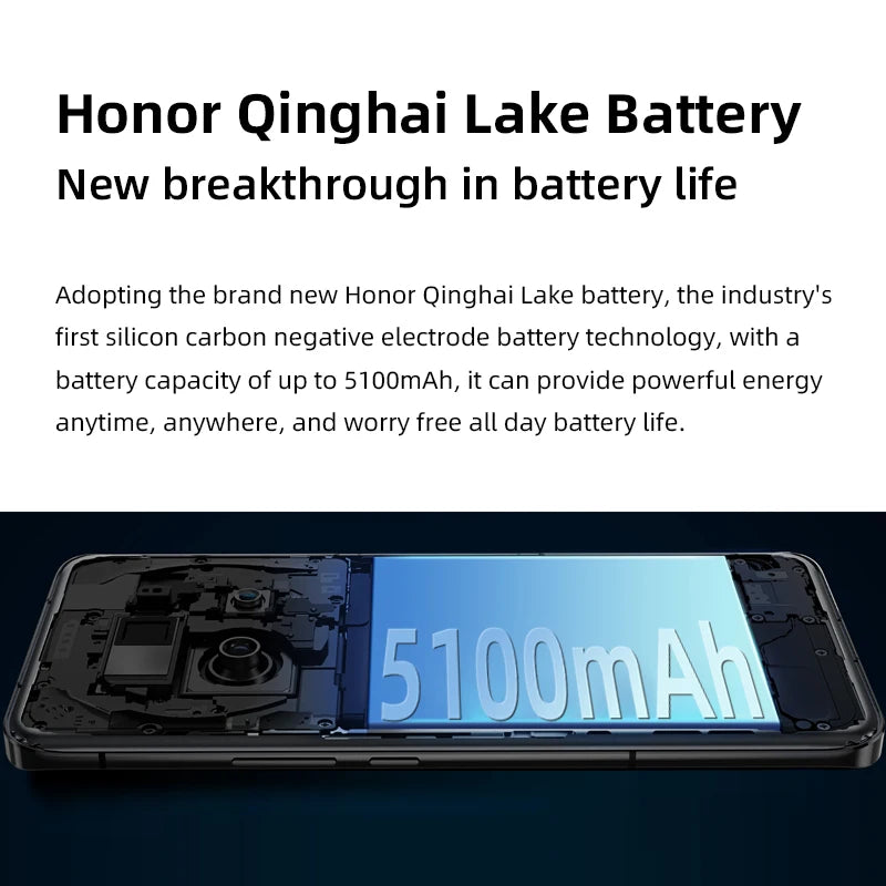 Honor Magic5 Pro (EU Version) 5G Android SmartPhone RAM 12GB ROM 512GB 6.81in 5100mAh All Colours Good Condition used phone